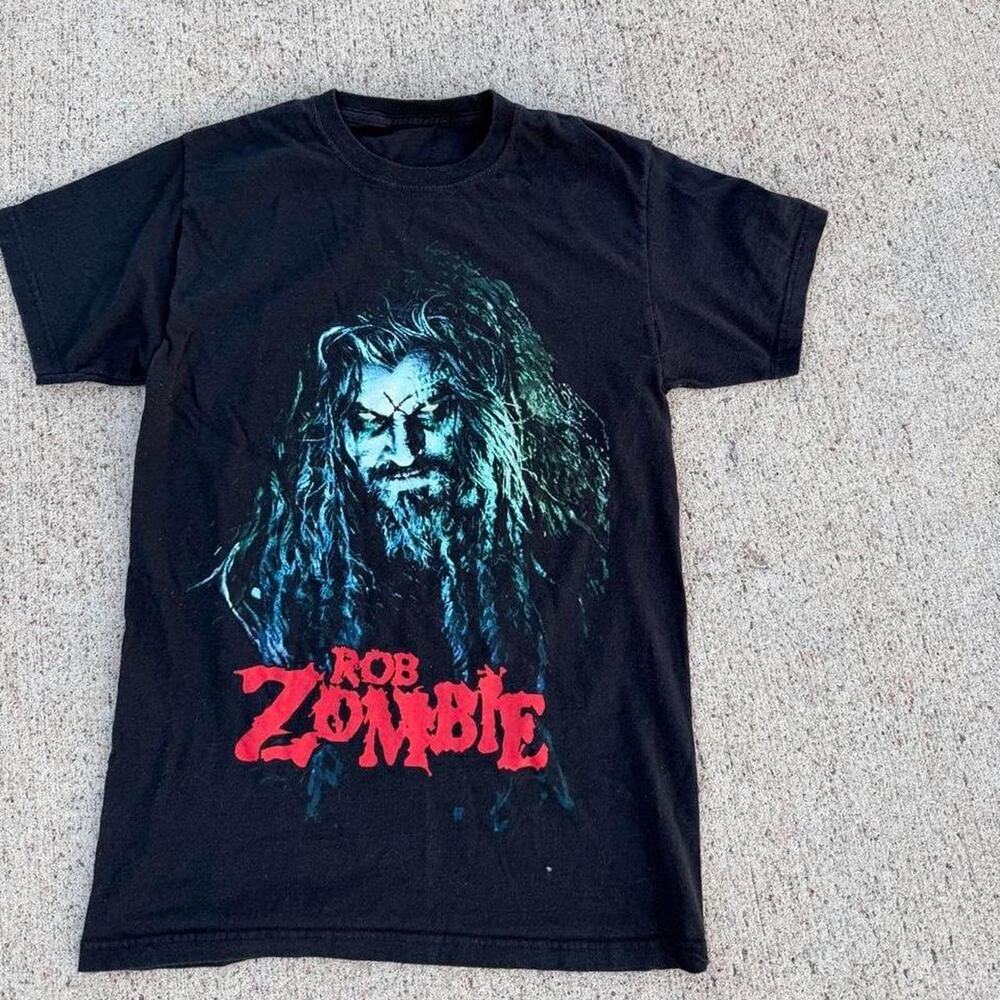 Rob zombie black tee mens small